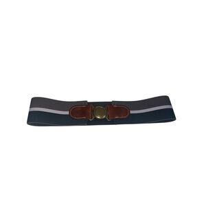 Elastic Belt- Genuine Leather Clasps, MADE IN USA, size XS/S